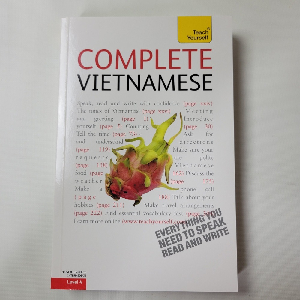 Teach Yourself Complete Vietnamese Level 4 Language Course Book Dana Healy